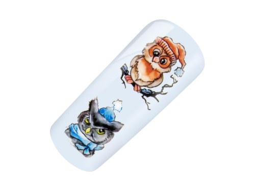 NailArt Tattoo Owl I