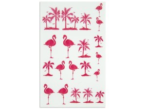 NailArt Tattoo Flamingo Palms