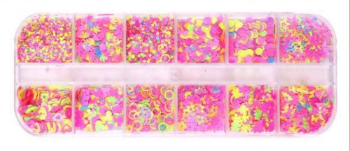 Boite Papillons Néon mix