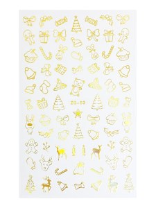 Stickers Gold Christmas