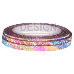 Lot Striping Tape Paillette Multicolor