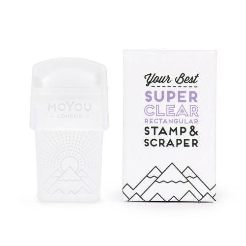 MOYOU 3 IN 1 SUPER CLEAR RECTANGULAR STAMPER & SCRAPER