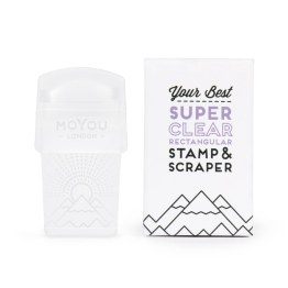 MOYOU 3 IN 1 SUPER CLEAR RECTANGULAR STAMPER & SCRAPER