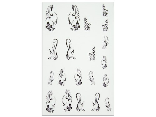 NailArt Tattoo Flower V