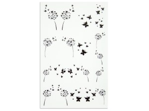 NailArt Tattoo Butterfly Flower