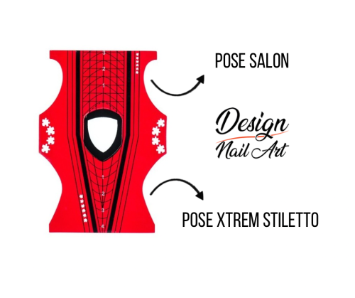 100 Chablons stiletto