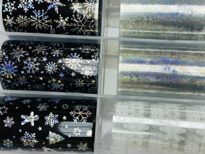 Box Foil Holo Silver Motif