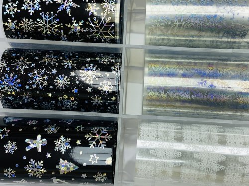 Box Foil Holo Silver Motif