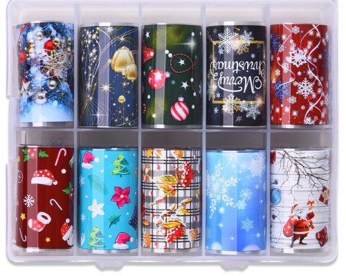 Box Foil Holo Silver Motif