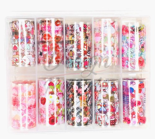 Box Foil Holo Silver Motif