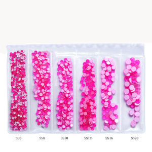 Pochette Strass rond noir