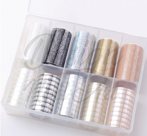 Box Foil Holo Silver Motif