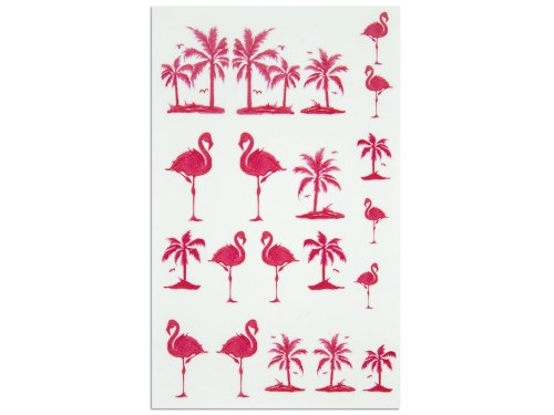 NailArt Tattoo Flamingo Palms