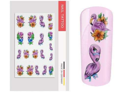 NailArt Tattoo Flamingo