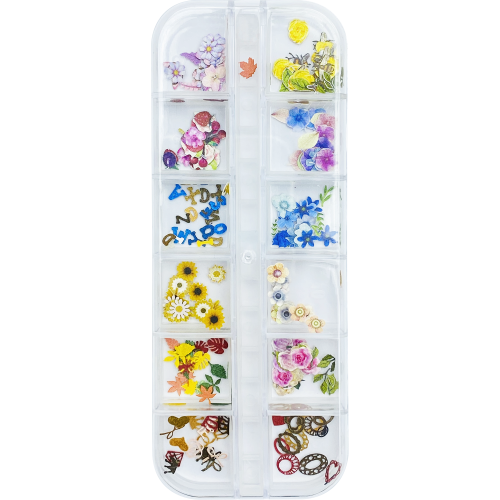 Box Flowers & Leaves