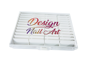 Tips Box Nail art Glitter Pink Holo