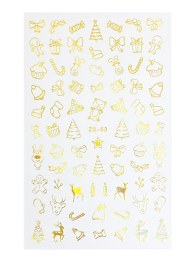 Stickers Gold Christmas