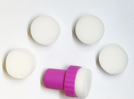 Kit de 5 éponges White