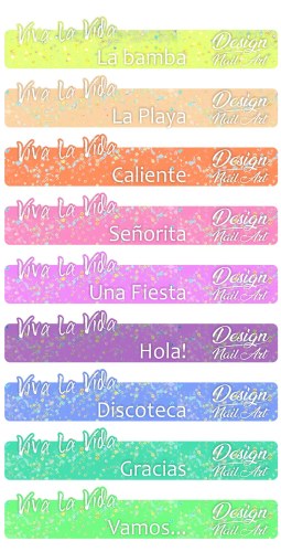 Stickers nuancier Viva la Vida