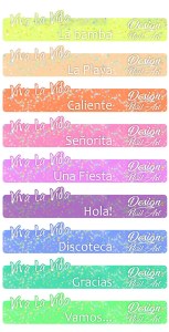 Stickers nuancier Viva la Vida