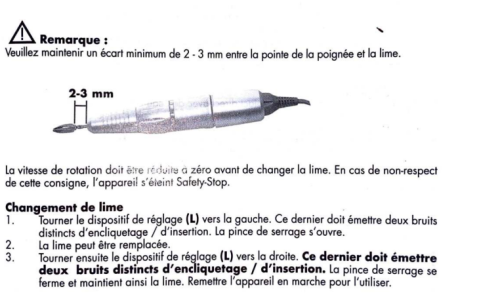 Ponceuse professionnelle Salon Promed 1030