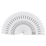 25 Limes Trapèze blanche 100/180