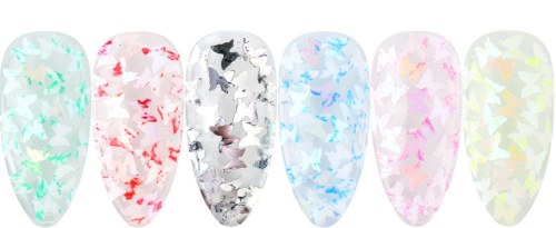 Boite Papillons multi-couleurs