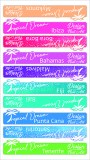 Stickers nuancier Tropical Dream