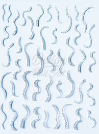 Stickers Shiny Silver