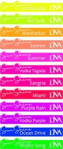 Stickers nuancier SunShine