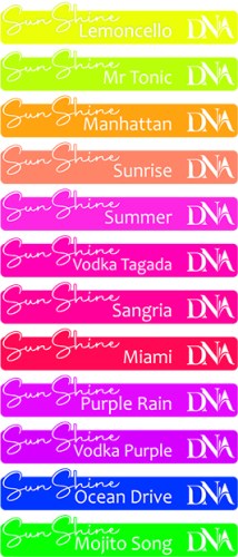 Stickers nuancier SunShine