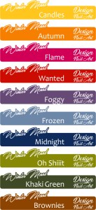 Stickers nuancier Winter Mood