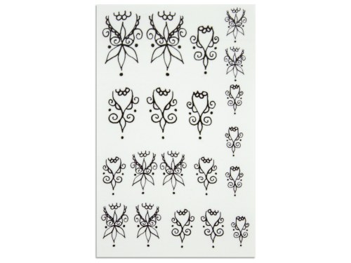 NailArt Tattoo Indian Stile II